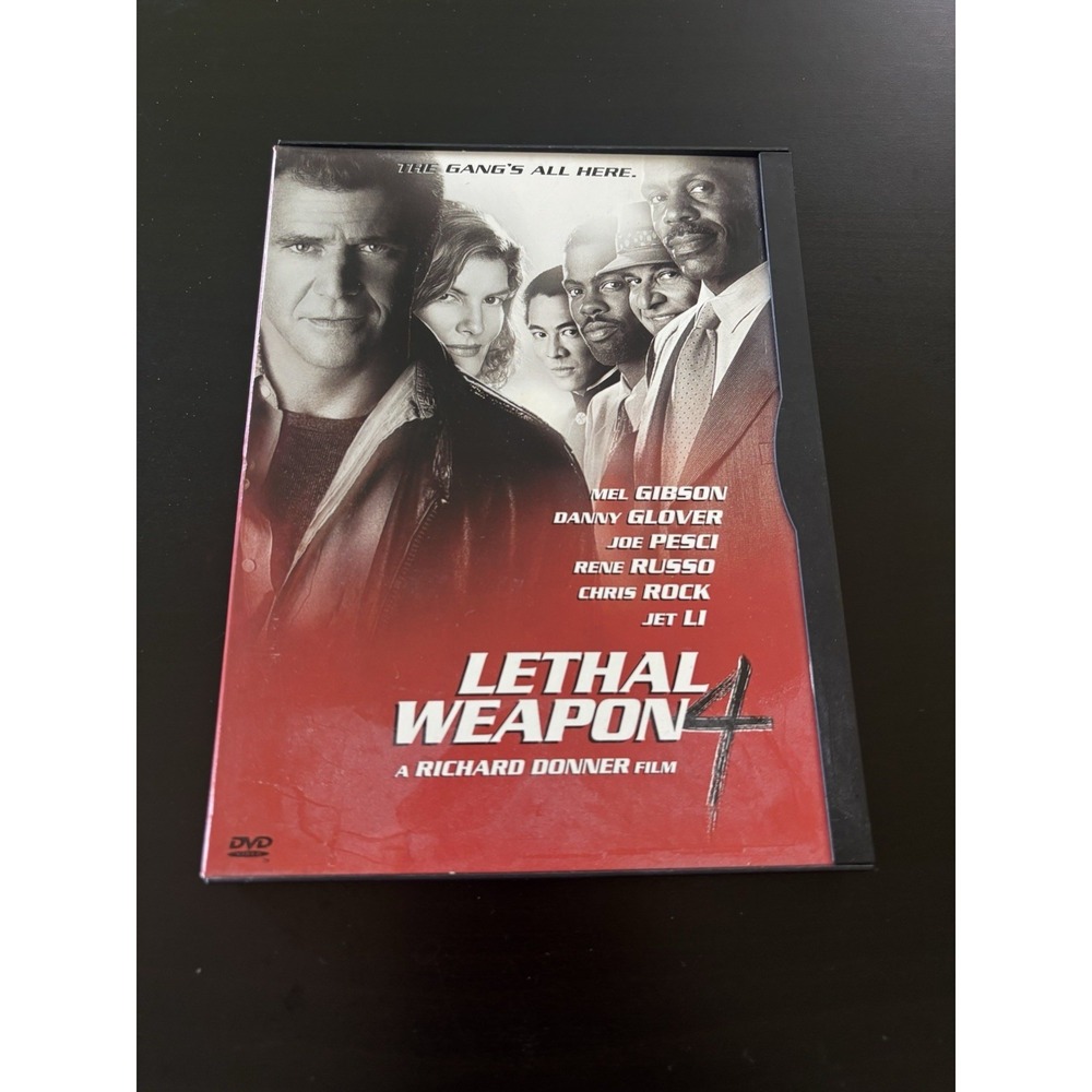 Lethal Weapon 4 (DVD Promo‎ Copy - 1998) Mel Gibson, Danny Glover, Joe Pesci